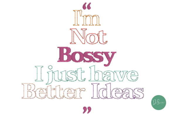 Bossy Embroidery Design Review for Personalized Gifts