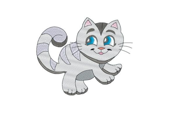 Cute Kitty Cat Boy Applique Review