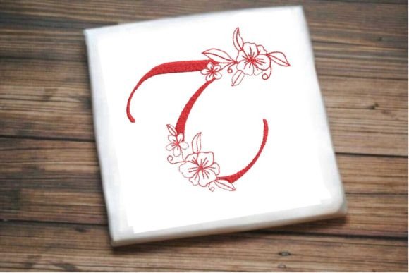 T Floral Monogram Letter Review